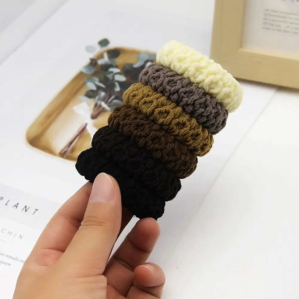 Fashion Thickened Ponytail Hair Band High Stretch Hair Accessory Ponytail Holder Scrunchie Girls
