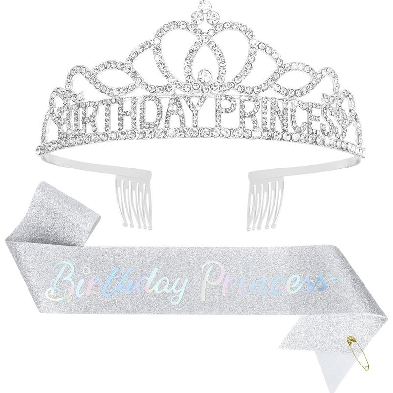 Princess Crowns and Sashes for Girls & Women - Birthday Party ...