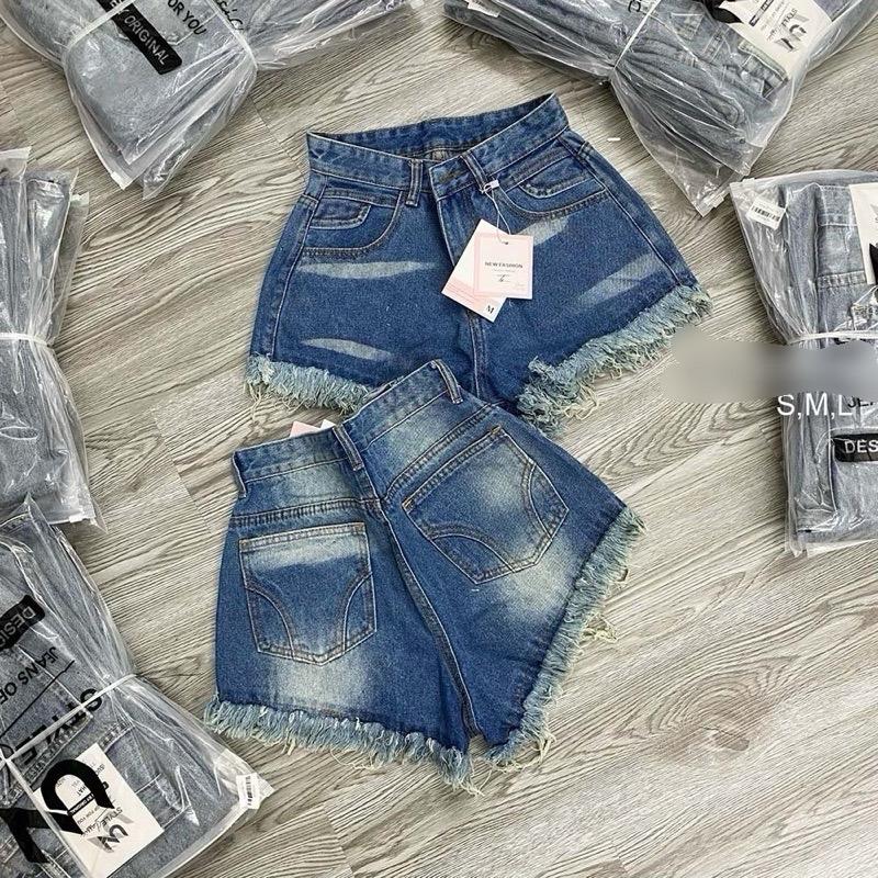 QUẦN JEANS LOANG ĐÙI RÁCH TUA RUA