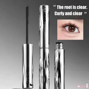 LIJIEYOU Iron Mascara Curling Smudgeproof & Waterproof Untuk Bulu Mata Lentik Panjang & Tahan Lama-Dengan Kepala Sikat Berbahan Besi Bergelombang Roll To High Volume Mascara-Maskara