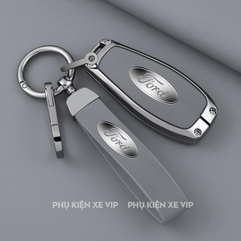  1. Vỏ Bảo Vệ - Ốp Chìa Khóa Ô Tô Các Dòng Ford Ranger Everest Territory Ecosport Laser,... - Logo Hợp Kim - Phụ kiện xe Ô TÔ VIP Móc Khoá ranger  key chiakhoa o 