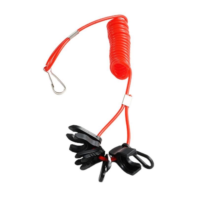 Product Introduction of 1set 7 Keys Boat Engine Outboard Motor Kill Switch Lanyard Motorboat Safety Urgent Rope Key Selling Reminder Tether Flameout Rop 40