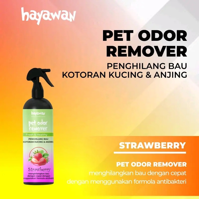 Pet Odor Remover Spray Penghilang bau Pesing pipis hewan anjing kucing hamster 4
