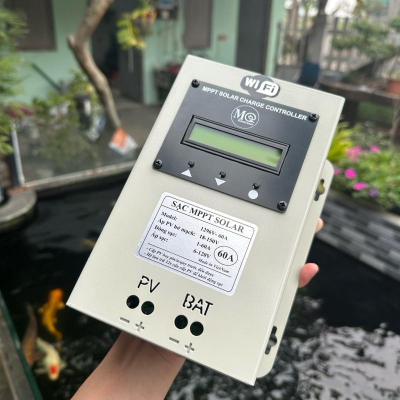  Sạc MPPT 60A không wifi - Điều khiển sạc năng lượng mặt trời bảo hành 12 tháng 