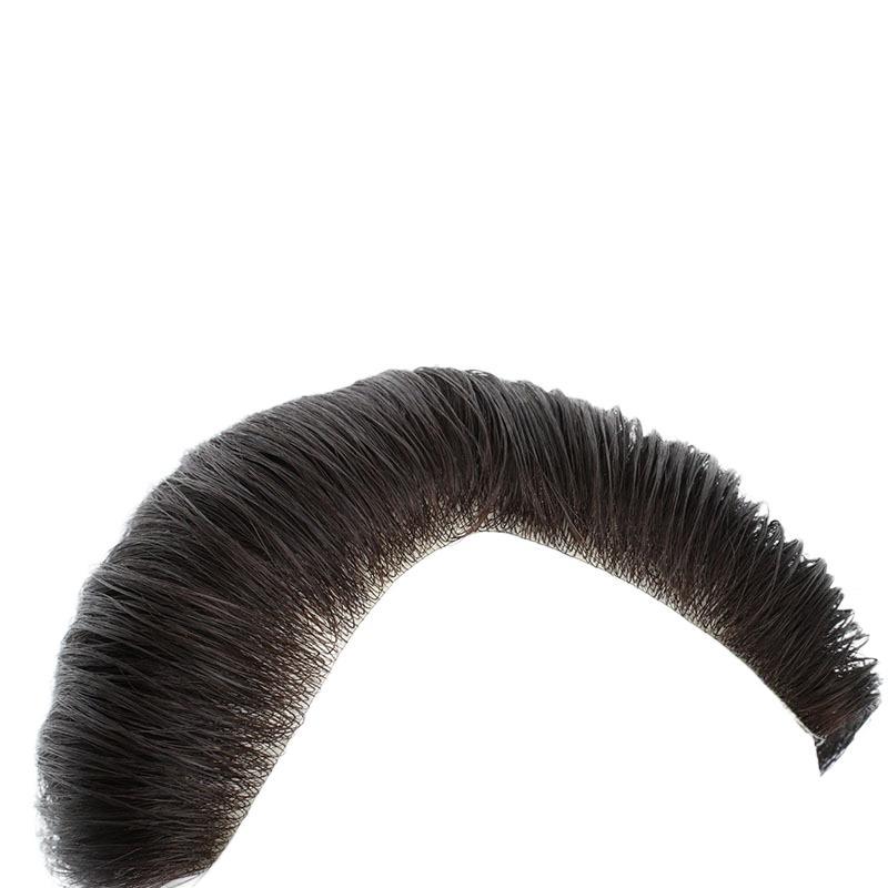 Hairline Fake Hair Patch For Men And Women Invisible Forehead Hairline Fake Bangs Bio-scalp Real Hair Stickers Wig Piece 6