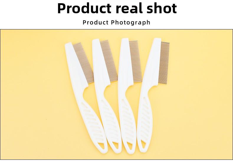 Product Introduction of Cat Dog Comb Knot Opening Float Hair Cleaning Artifact Pet Self-Cleaning Comb Comb Long Hair Massage Knot Hair Removal Special 5