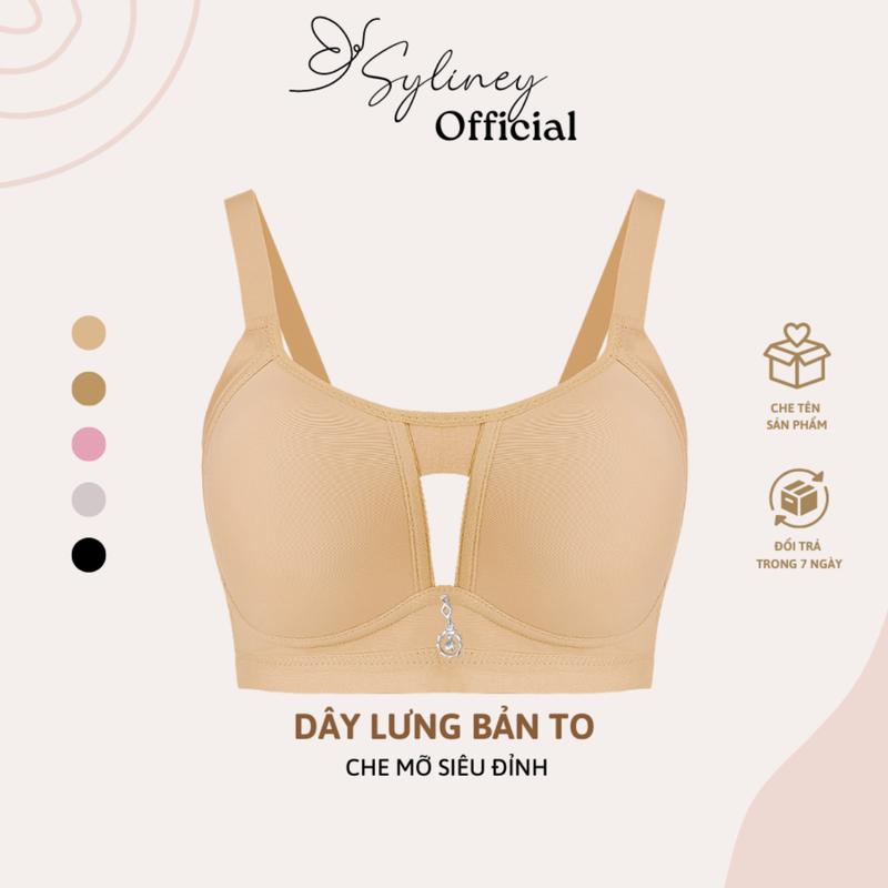  Áo lót bigsize định hình không gọng SYNILEY áo ngực big size dây lưng bản to che khuyết điểm đệm mỏng siêu nâng đẩy A5 