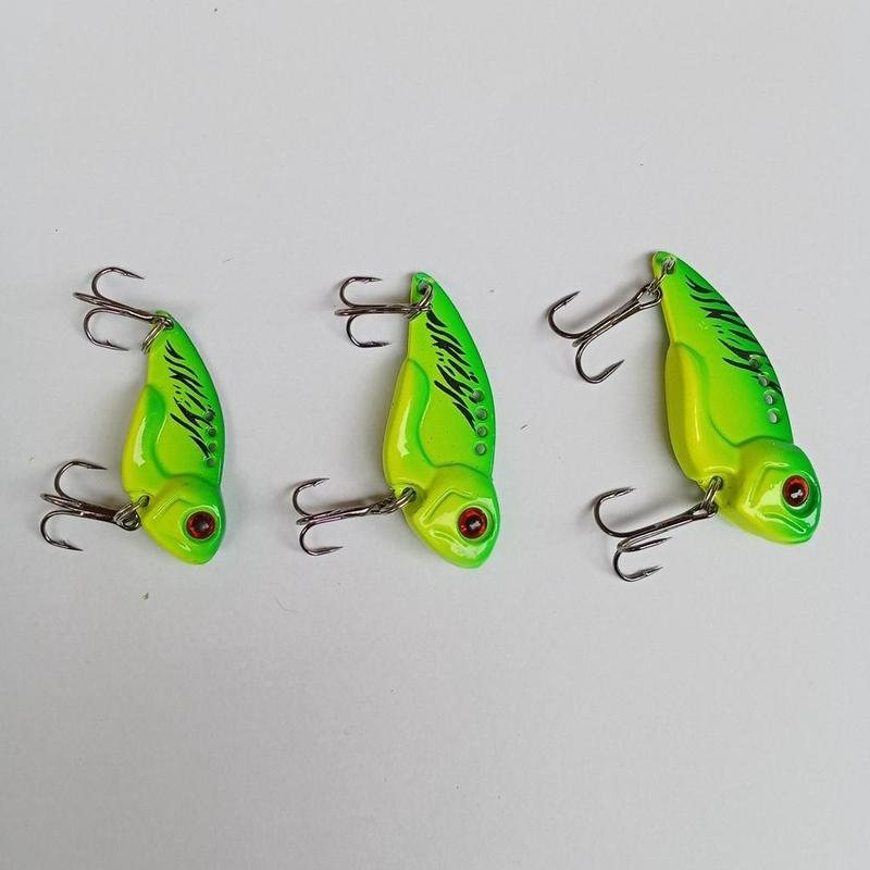 Mồi câu lure cá sắt VIB đầu tròn 7g,10g,12g mồi lure cá lóc, có 6 màu siêu nhậy 3