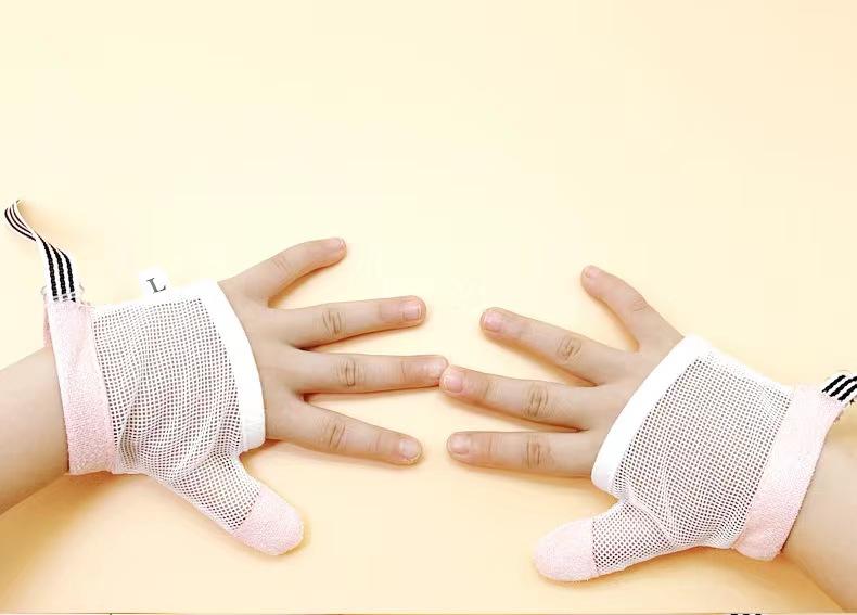 Product Introduction of 1 Pair Infant Children Anti Biting Eat Hand Protection Gloves Prevent Baby From Fingers Helps Stop Sucking Nails Harmless Suit 18