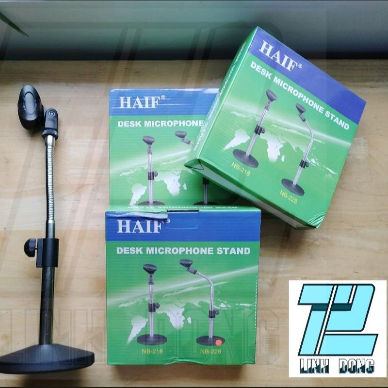 - Chân Micro để bàn chính hãng HAIF NB 228 - Chân Micro để bàn inox ( xoay uốn tùy ý ) 3