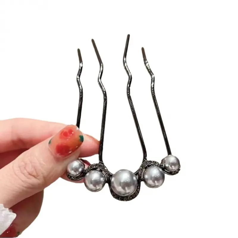 Pearl U-Shaped Hair Pin High-Grade Updo Hair Accessories