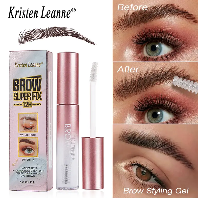Kristen Leanne Cross-Border Hot Selling Black Technology Formula Strong Shaping Eyebrow Liquid Long Lasting Waterproof Eyebrow Shaping Liquid