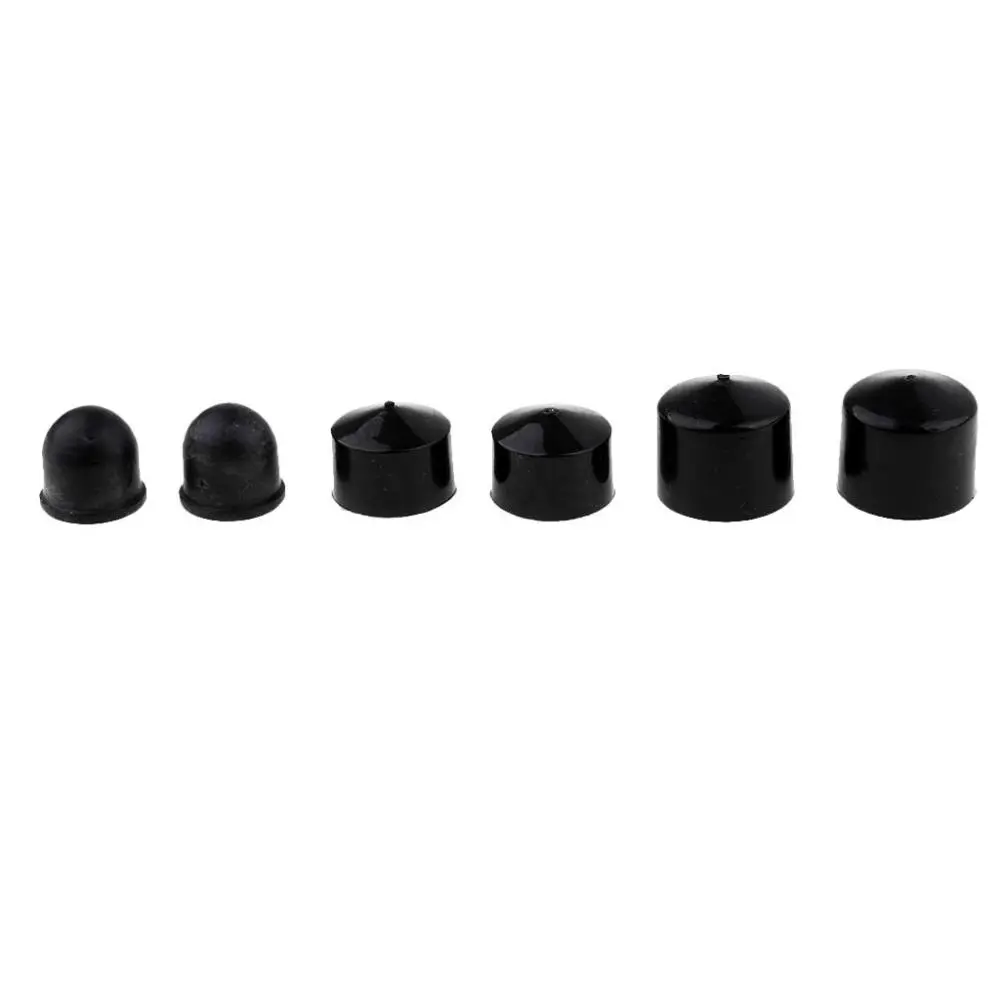 6 Pieces Skateboard Truck Replacement Cups Black