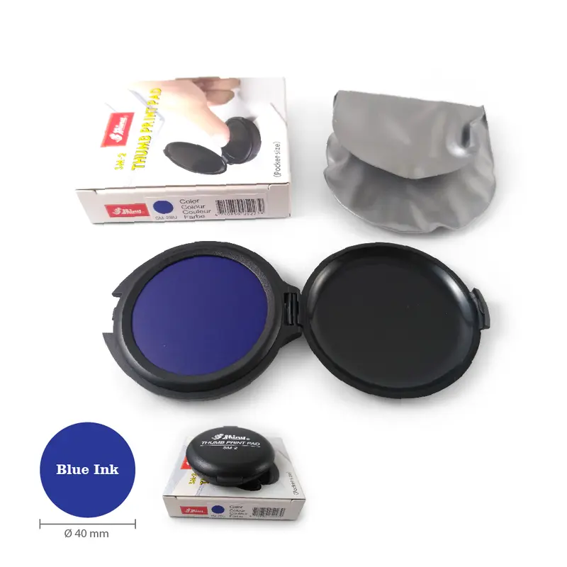 Khay mực lăn tay tròn hiệu Shiny SM-2 5