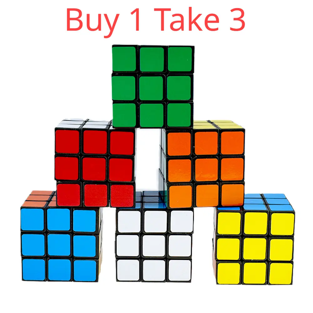 [Buy one take 3]3*3cm cube Rubik's Cube gives children popular toys for birthday and holiday gifts