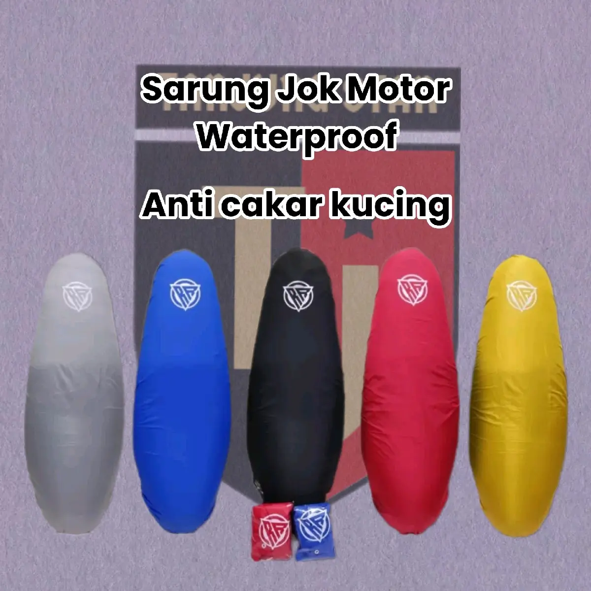 Sarung jok motor waterproof anti cakar kucing Motorcycle