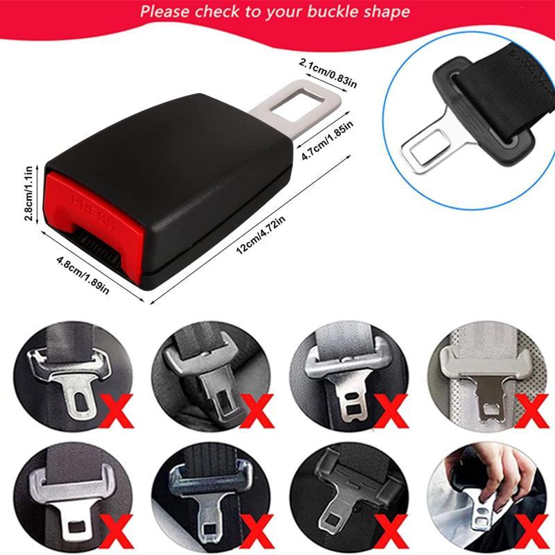 Car Seat Belt Extension Button, Universal Car Seat Belt Extension Button, Auto Seat Belt Extension Button, Suitable for Most Models, Car Accessories 1