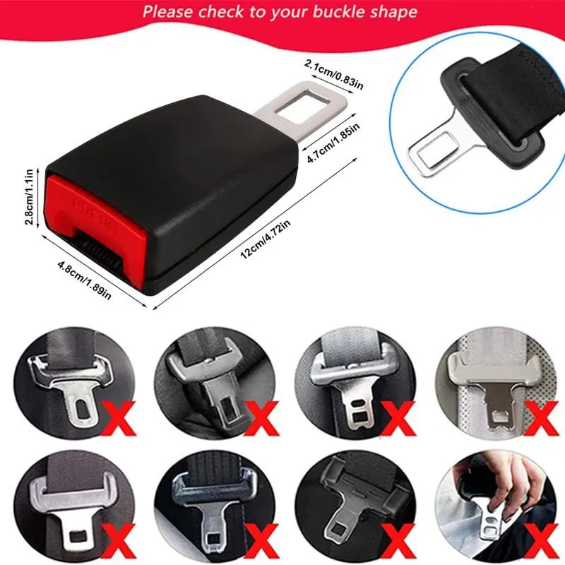 Car Seat Belt Extension Button, Universal Car Seat Belt Extension Button, Auto Seat Belt Extension Button, Suitable for Most Models, Car Accessories 1