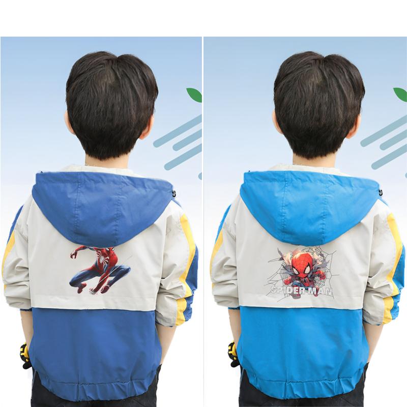  Áo khoác gió bé trai trẻ em chất dù 2 lớp in hình Người Nhện 13-40kg 0350 HADY Kids 