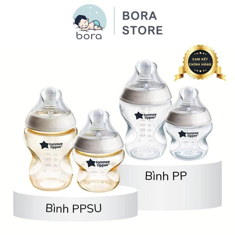 Bình sữa Tommee Tippee Natural Start 150 260ml nhựa PP PPSU Được chọn núm 1 - 4 Cam kết chính hãng