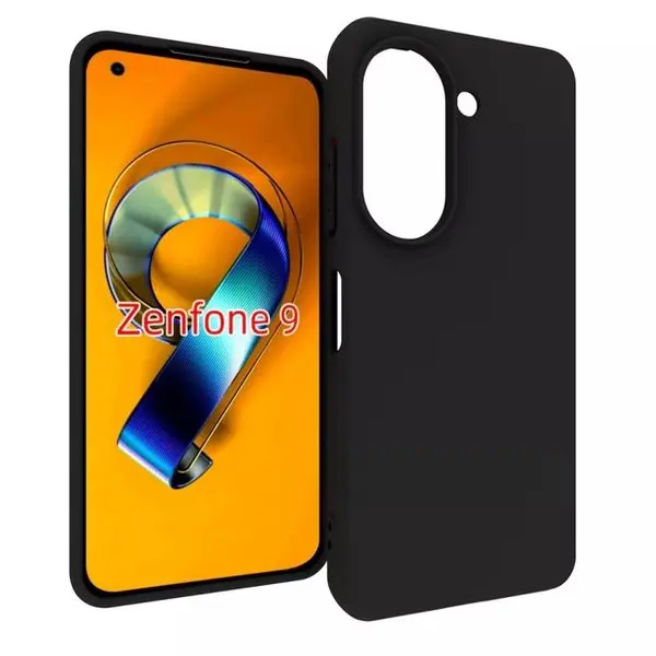 CASING @SUS ZENFONE 9 SOFTCASE MACARON BLACK DOFF SHOCKPROOF SILIKON TPU Protection