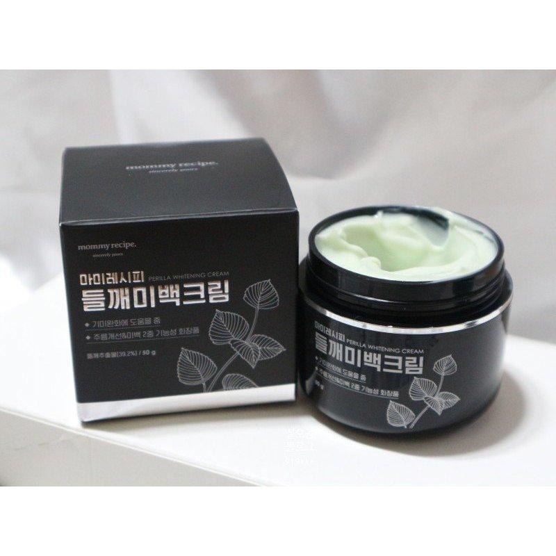 (Size to 80g có tem )Combo Kem Dưỡng Serum Mommy Care Perilla Whitening Cream 80g Chiết Xuất Tía Tô Hỗ Trợ Sáng Da 5
