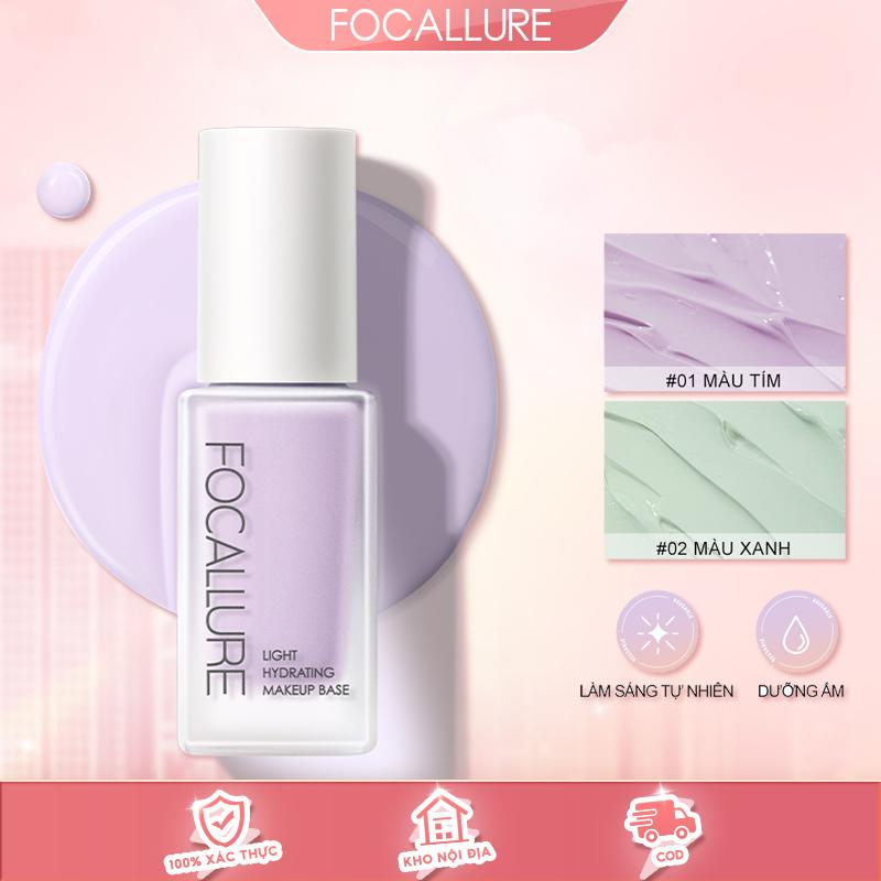 【voucher 20k FOCALLURE Kem Lót Hỗ Trợ Dưỡng Ẩm và Hỗ Trợ Làm Đều Màu Da Với Ba Sắc Thái Màu Kem Lót Khác Nhau
