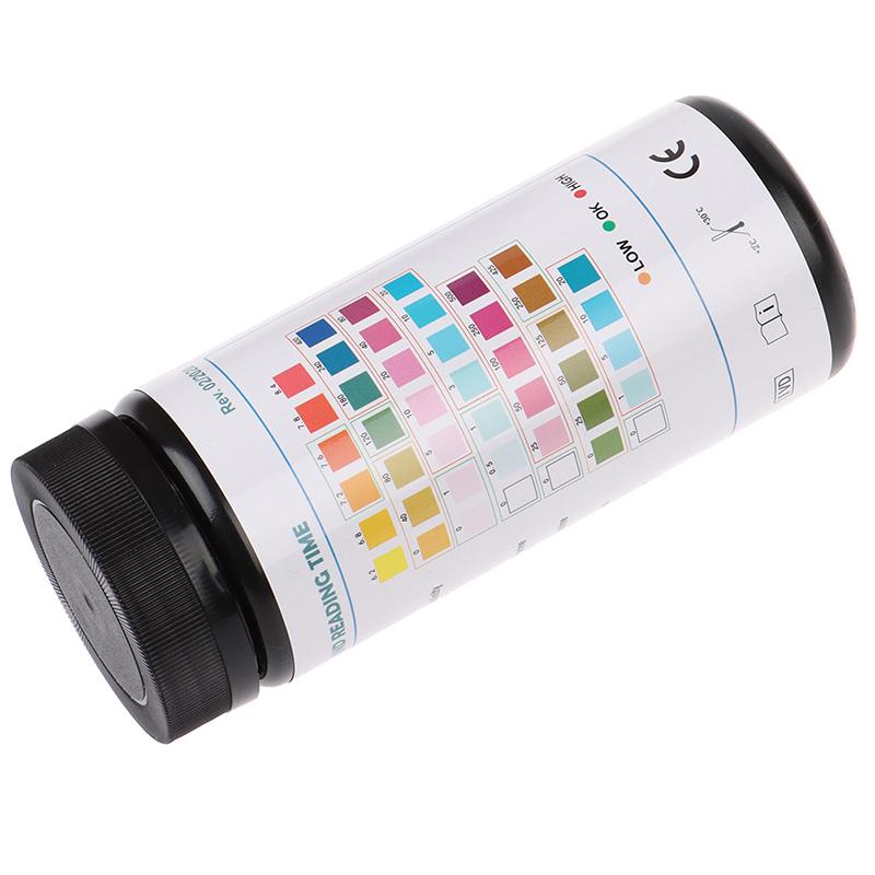 Product Introduction of 50pcs 7 in1 Aquarium Fish Tank Water Tropical PH Test Strips Kit Nitrite Nitrate 25