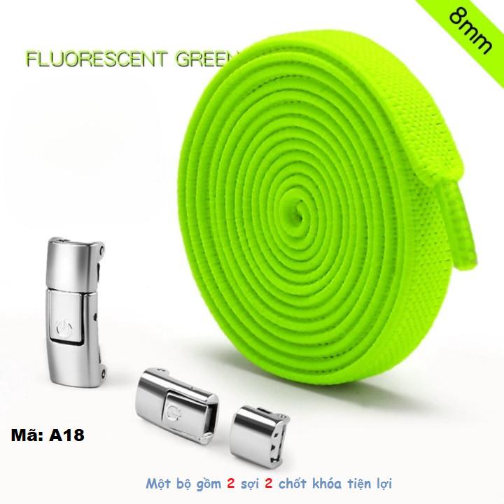 Product Introduction of Dây Giày Chốt Khóa Tiện Lợi Thời Trang Nam Nữ - Mẫu Trơn 1 Màu ( 21 màu) 19