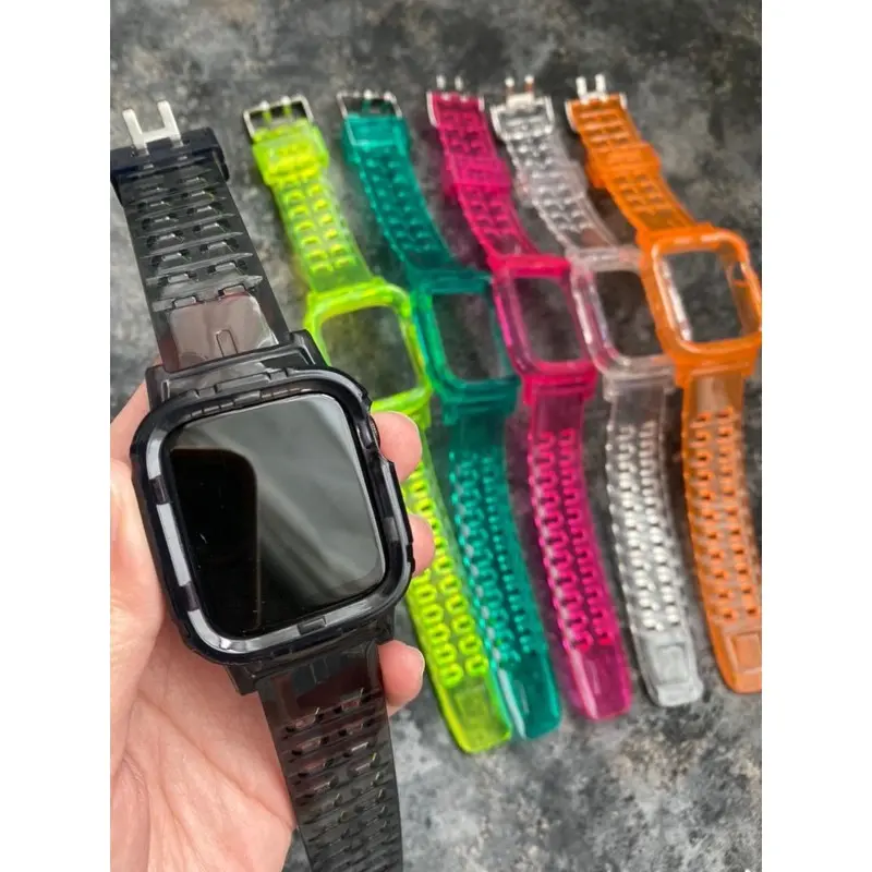 PALING LARIS !! GLACIER STRAP UNTUK I WATCH 38mm / 40mm / 41mm / 42mm / 44mm / 45mm TERBARU HOT WATCH SERIES SE 1 2 3 4 5 6 7