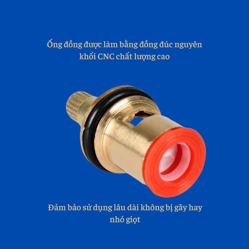Óc sen lạnh, tê cầu, ruột vòi nước, lõi sen lạnh, lõi lạnh thay thế 4