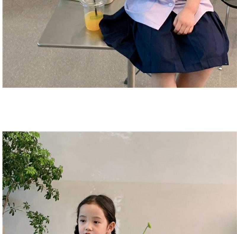 Product Introduction of Thai Preppy Style Summer Primary School Student Graduation Business Attire Kindergarten Suit Girl Thai School Uniform Western Style Jk Skirt Suit 27