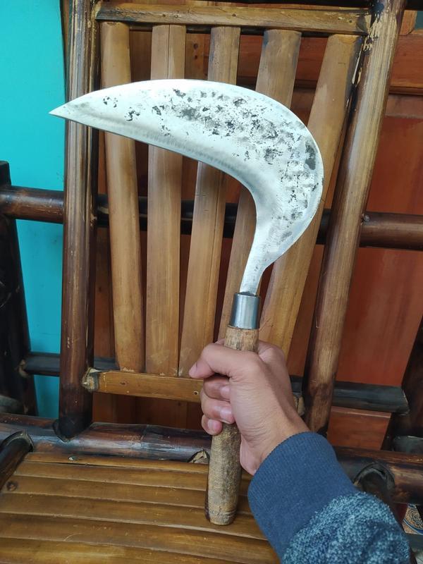 Arit rumput arit super perlengkapan kebun Arit rumput super kuat 2