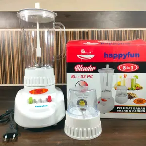 Blender Happy Fun Gelas Mika -Dua Gelas BL-02