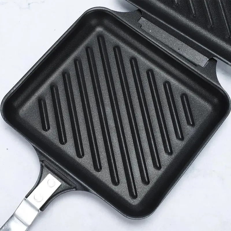 Non-stick Sandwich Bread Baking Pan, 1 Count Double-sided Sandwich Bread Baking Tray, Kitchen Baking Tool for Home Use 3