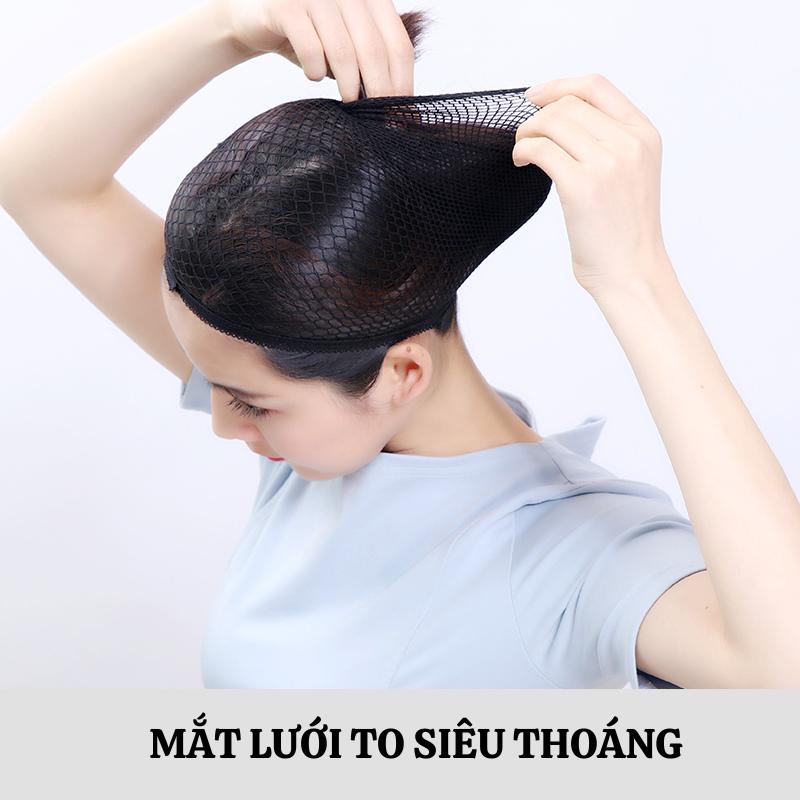 Product Introduction of Mũ đội tóc giả, Mũ lưới dệt tóc cho tóc giả, Mũ lưới cá khép kín cho phụ nữ, Màu đen 1