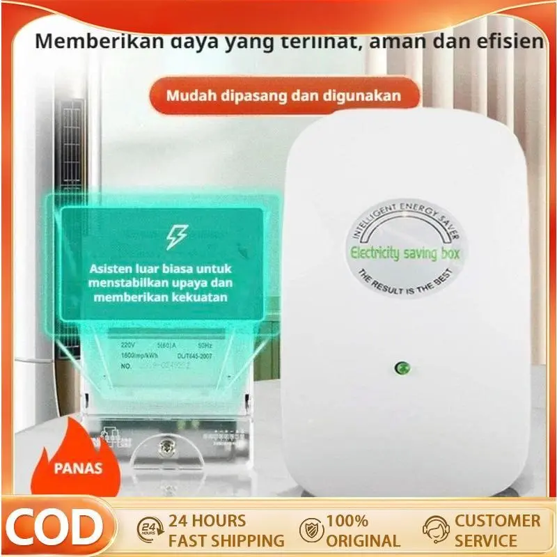 [Benefit Eksklusif] Home Saver Power Saver Gotha ElectricitySavings – News Report Power Saver untuk Rumah Tangga/Kantor Kecil, Melindungi Alat Listrik (AC/Kulkas/TV), Stabilkan Tegangan Listrik, Mudah Pasang Tanpa Teknisi, Ideal untuk Penggunaan Sehari-ha
