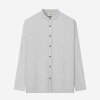 Gambar DUHA Baju Koko Flannel Lengan Panjang - Light Grey - Ghaba - L dari Duha Muslim Wear Kota Tangerang 2 Tokopedia
