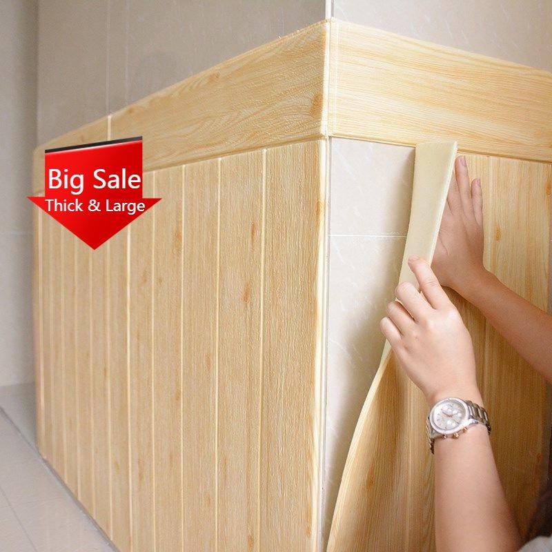 Foam 3D wall paper wall adhesive wall stickers PE waterproof - TikTok ...