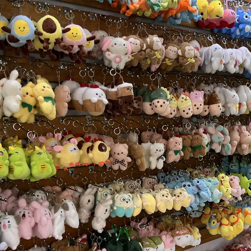 Móc khoá hình gấu nhồi bông 11cm cực kì cute 4
