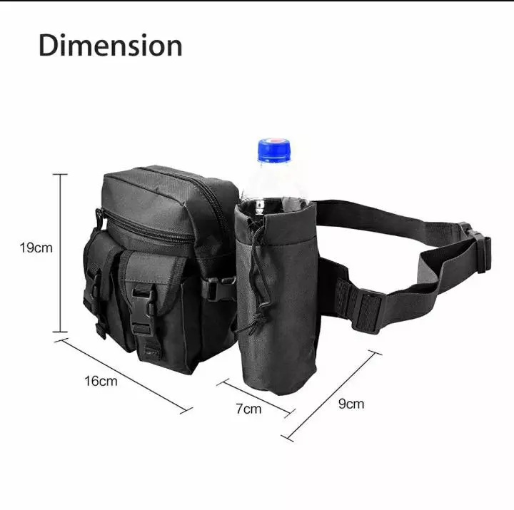 Slempang Army dan Tas Botol HARGA GROSIR 2 in 1 Bisa Lepas Pasang 5