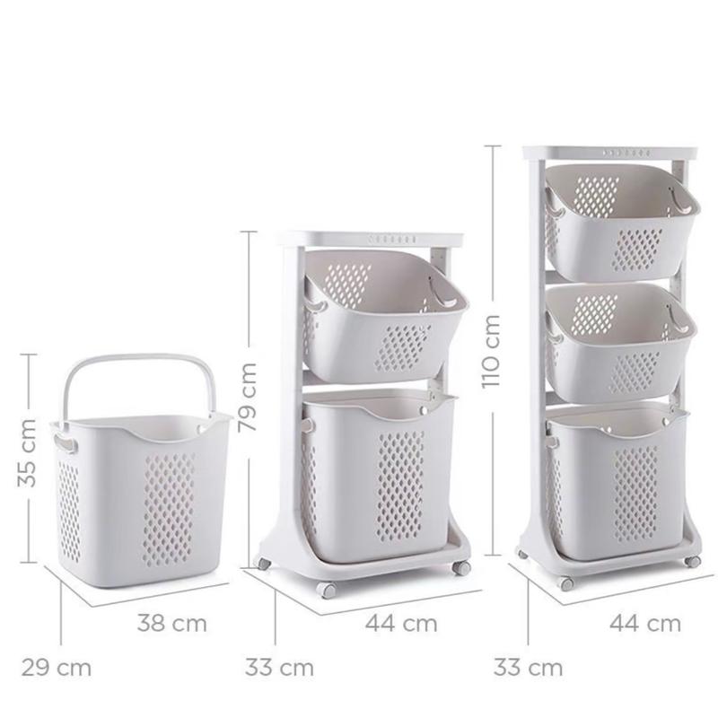  Kệ công ty Việt Nhật có bánh xe di chuyển tiện lợi - để đồ nhà tắm  phòng ngủ  bỉm sữa đa năng Kitchen 