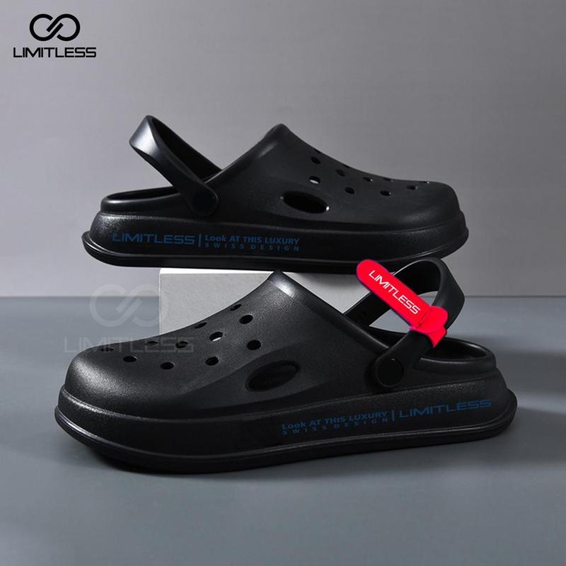 Limitless - Sandal Selop Elizer Pria Keren Sendal Slip On Cowok Dewasa Bahan Eva Phylon Ringan - Size 39-44 Kasual Karet 8