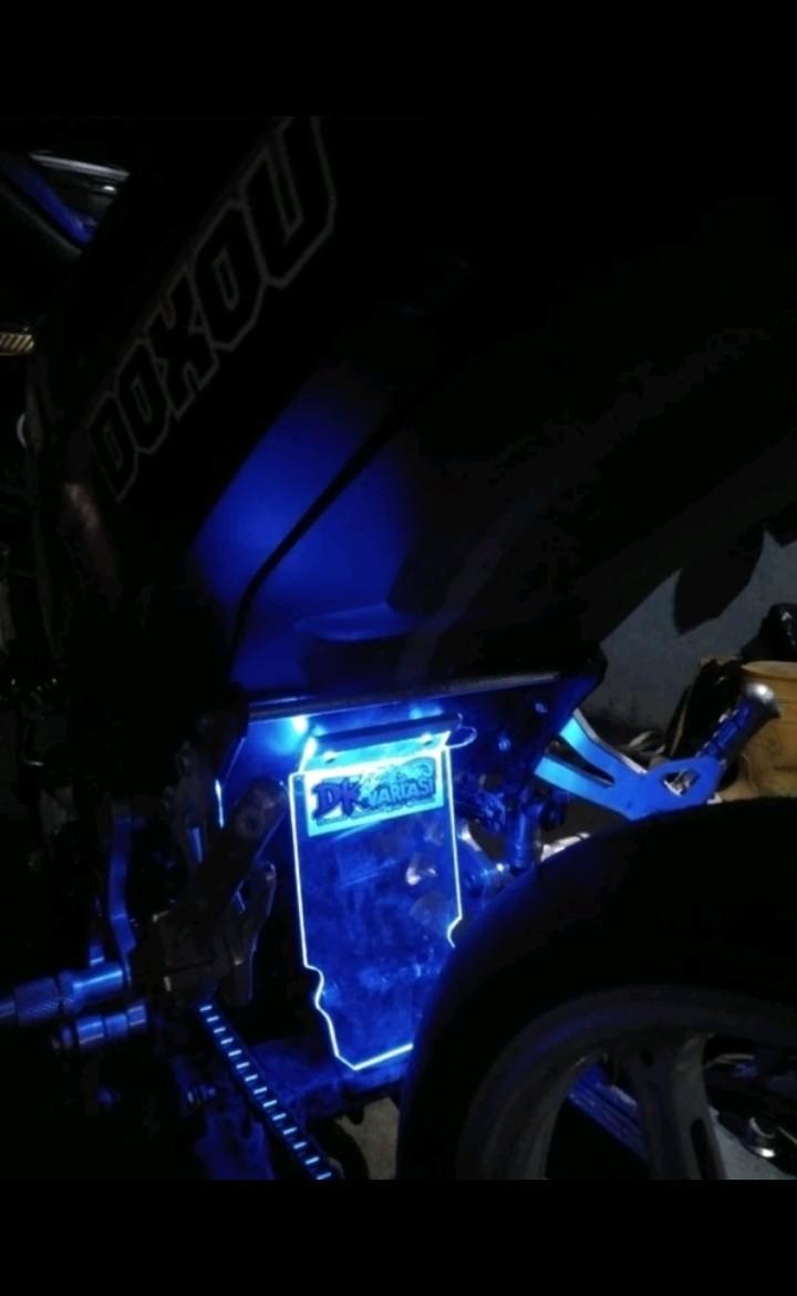 mudflap akrilik penahan lumpur mx king mx 150 Aksesoris