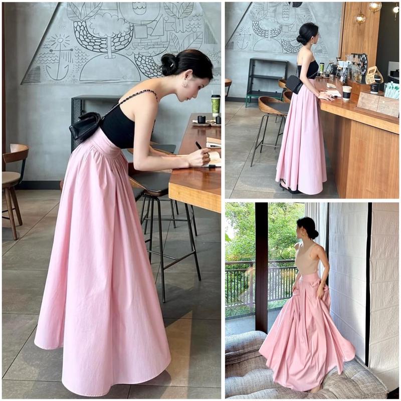 CV01 CHÂN VÁY Kate cotton lụa 2 lớp nhiều màu Nữ Women