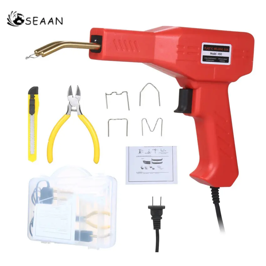 Plastic Welders Garage Tools Thermal Staplers Welding Machines Staples PVC Repair Machines Car Bumpers Repair Staplers Welding Tools
