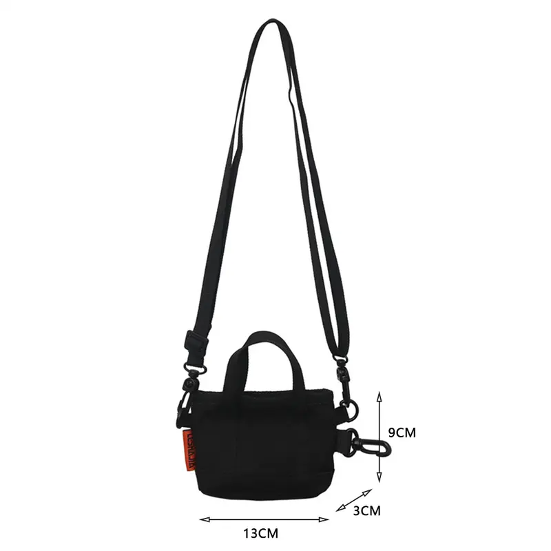 Túi Đeo Vai Nylon, Unisex, Màu Trơn Phong Cách Thường Ngày túi Messenger Có Khóa Kéo 6