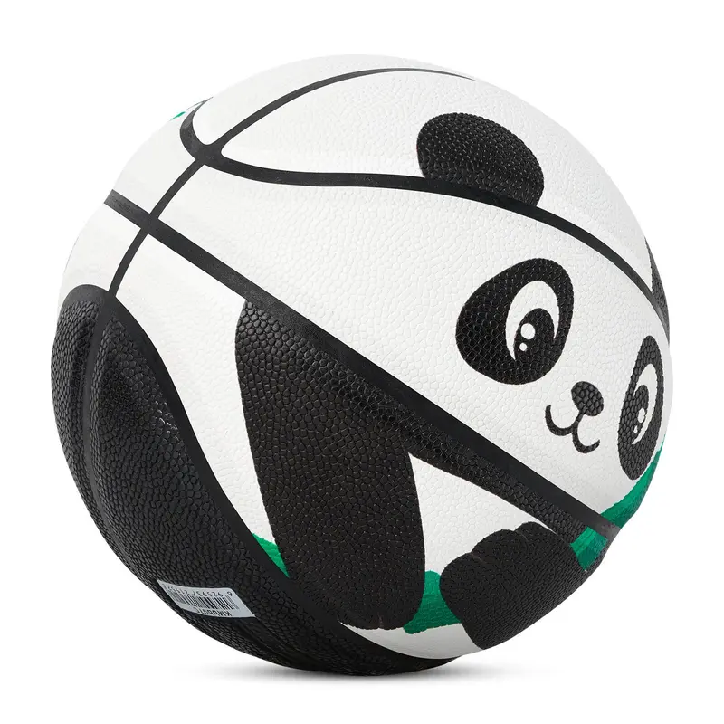 Panda Pattern  Basketball, 1 Count Lovely Basketball for Teens & Adults, Basketball for Indoor Outdoor Use 6