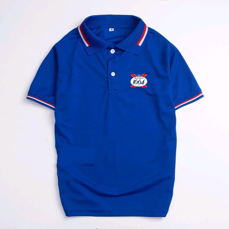 Áo đồng phục Kronenbourg 1664 Blanc XANH BÍCH 2Ya