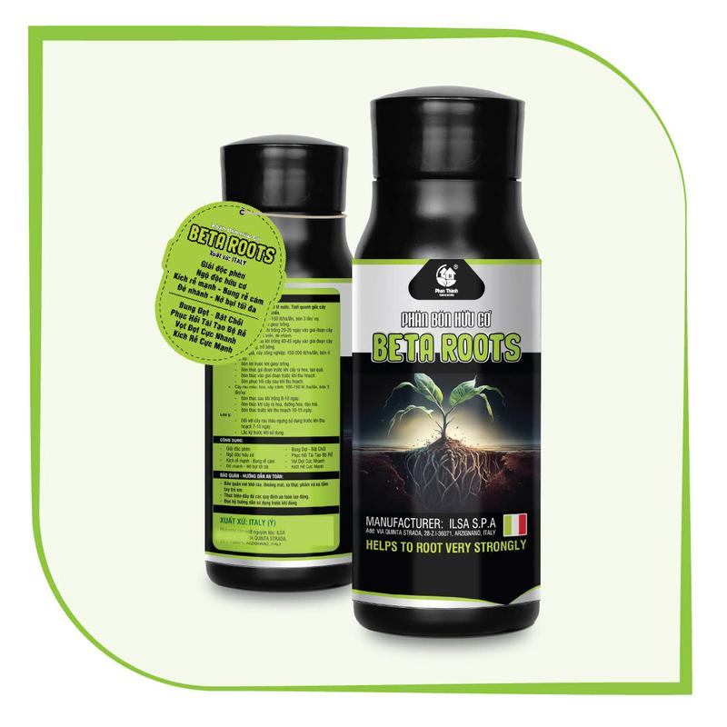 Phân bón Beta Roots 500ml kích rễ cực mạnh hạ phèn giải độc nhập khẩu Châu Âu Italia